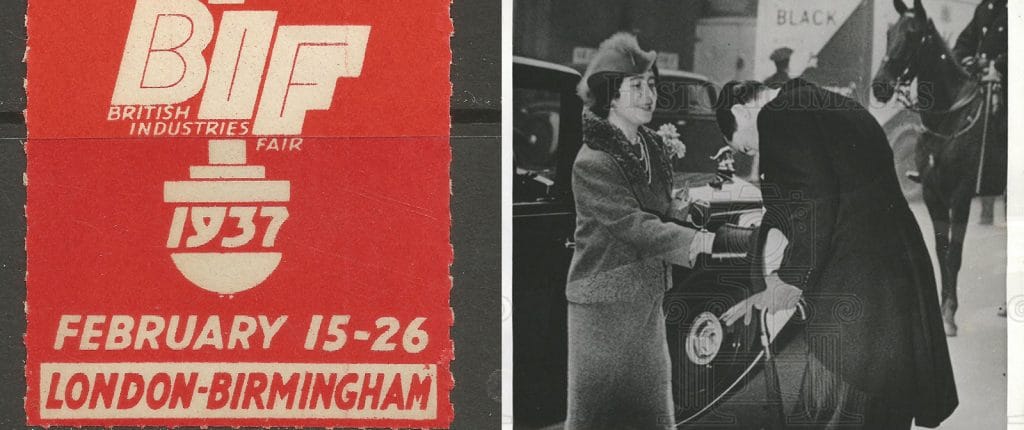 Venesta exhibits in the 1937 British Industries Fair as the makers of “Plymax”