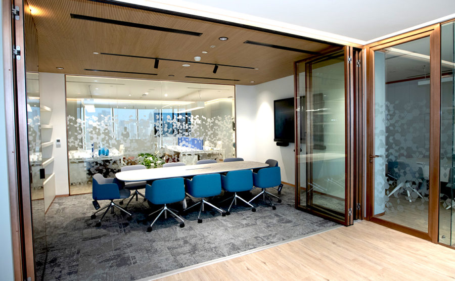 Britishvolt Office at Reem Island, Abu Dhabi | Installation of Single Glazed Partitions & Operable Walls