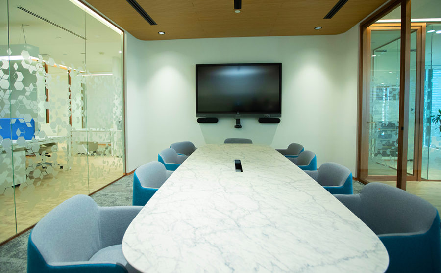 Britishvolt Office at Reem Island, Abu Dhabi | Installation of Single Glazed Partitions & Operable Walls