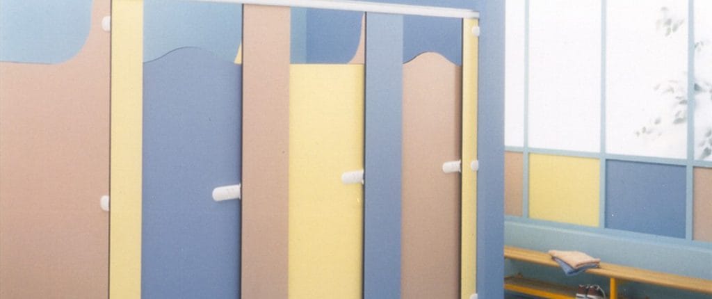 Venesta introduces colours never seen before in a washroom.