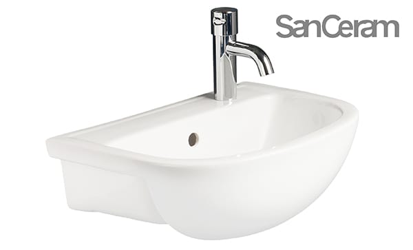 Chartham Semi-recessed Basin 450