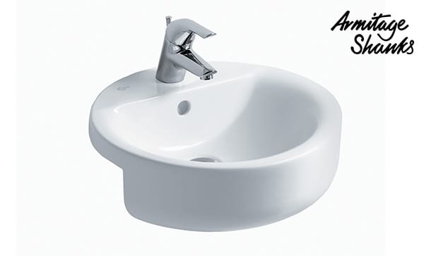 Concept 450mm Semi-recessed Basin