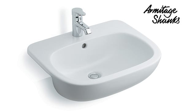 Jasper Morrison 550mm Semi-Recessed Basin*
