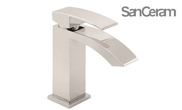 Swoop Luxury Lever Mono Basin Mixer PTW