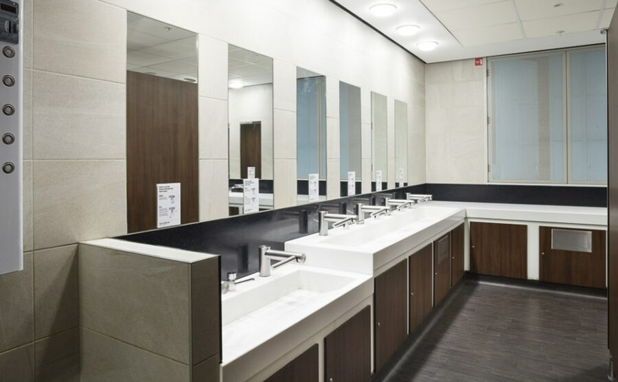 The London Eye | Equinox, Solid Surface Vanity & Vepps SGL